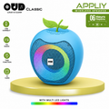 Apple Shape Wireless Bluetooth Speaker with LED Lights | Portable Mini Speaker | FM, USB, TF Card Support