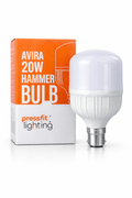 Pressfit Avira 20W LED Hammer Bulb B22 Base | 6500K Cool Day Light | High Brightness 2100 Lumens | Energy Efficient LED Bulb