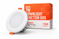 Amaze 7W LED Ceiling Downlight with Junction Box | Recessed Panel Light | 70mm Cutout | Energy Saving | Cool White